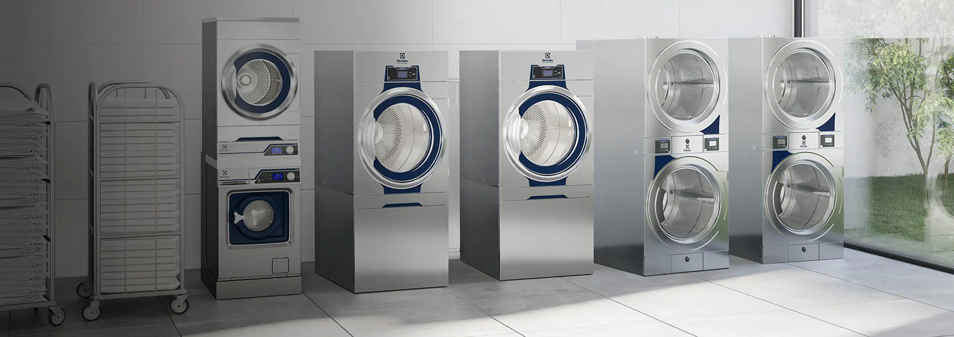 Precision-engineered laundry equipment